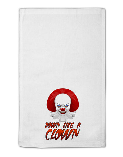 Down Like a Clown 11&#x22;x18&#x22; Dish Fingertip Towel-Fingertip Towel-TooLoud-White-Davson Sales