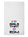 I Heart Girls That Heart EDM 11&#x22;x18&#x22; Dish Fingertip Towel-Fingertip Towel-TooLoud-White-Davson Sales