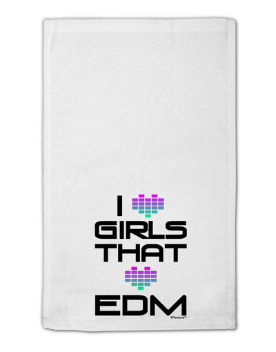 I Heart Girls That Heart EDM 11&#x22;x18&#x22; Dish Fingertip Towel-Fingertip Towel-TooLoud-White-Davson Sales