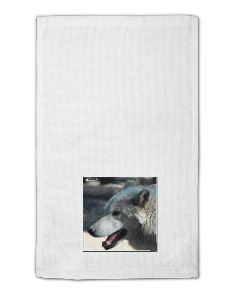 TooLoud White Wolf Face 11&#x22;x18&#x22; Dish Fingertip Towel-Fingertip Towel-TooLoud-White-Davson Sales