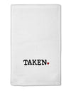 Taken 11&#x22;x18&#x22; Dish Fingertip Towel by TooLoud-Fingertip Towel-TooLoud-White-Davson Sales