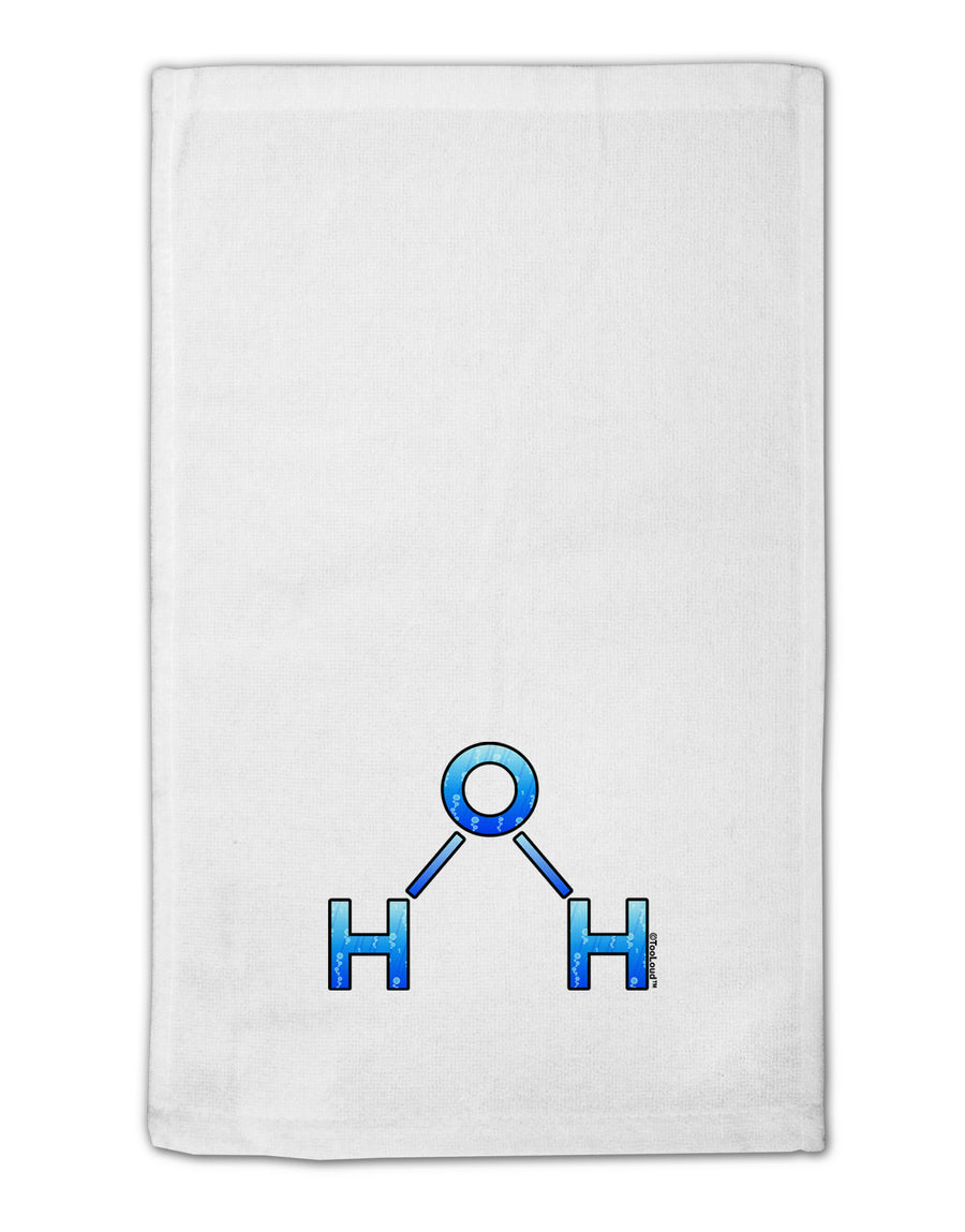 Water Molecule 11&#x22;x18&#x22; Dish Fingertip Towel by TooLoud-Fingertip Towel-TooLoud-White-Davson Sales