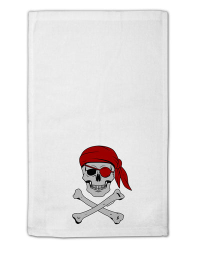 Pirate Skull 11&#x22;x18&#x22; Dish Fingertip Towel-Fingertip Towel-TooLoud-White-Davson Sales
