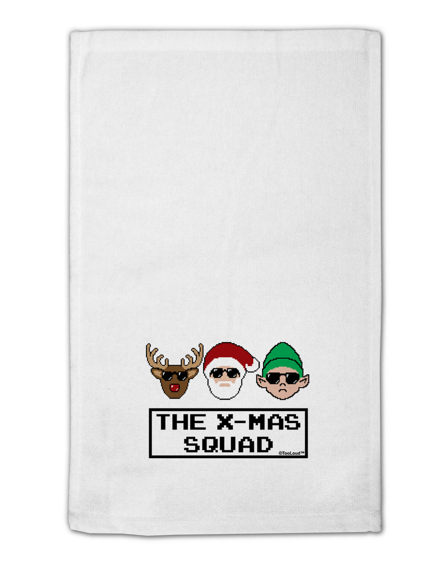 The X-mas Squad Text 11&#x22;x18&#x22; Dish Fingertip Towel-Fingertip Towel-TooLoud-White-Davson Sales