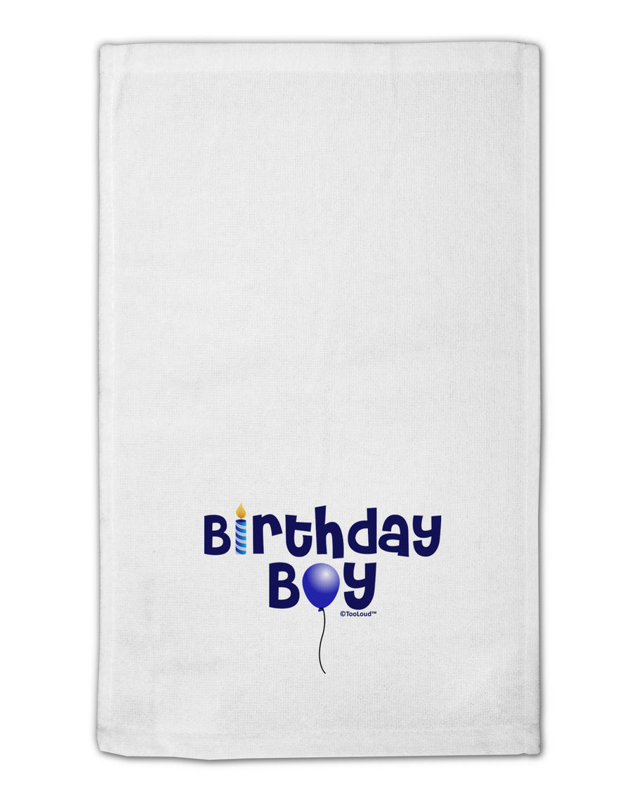 Birthday Boy - Candle and Balloon 11&#x22;x18&#x22; Dish Fingertip Towel by TooLoud-Fingertip Towel-TooLoud-White-Davson Sales