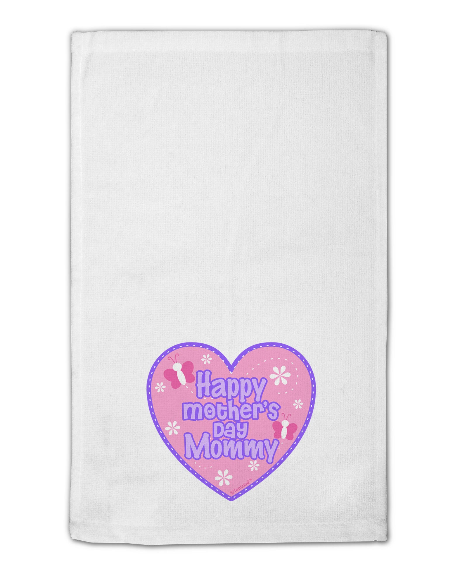 Happy Mother's Day Mommy - Pink 11&#x22;x18&#x22; Dish Fingertip Towel by TooLoud-Fingertip Towel-TooLoud-White-Davson Sales