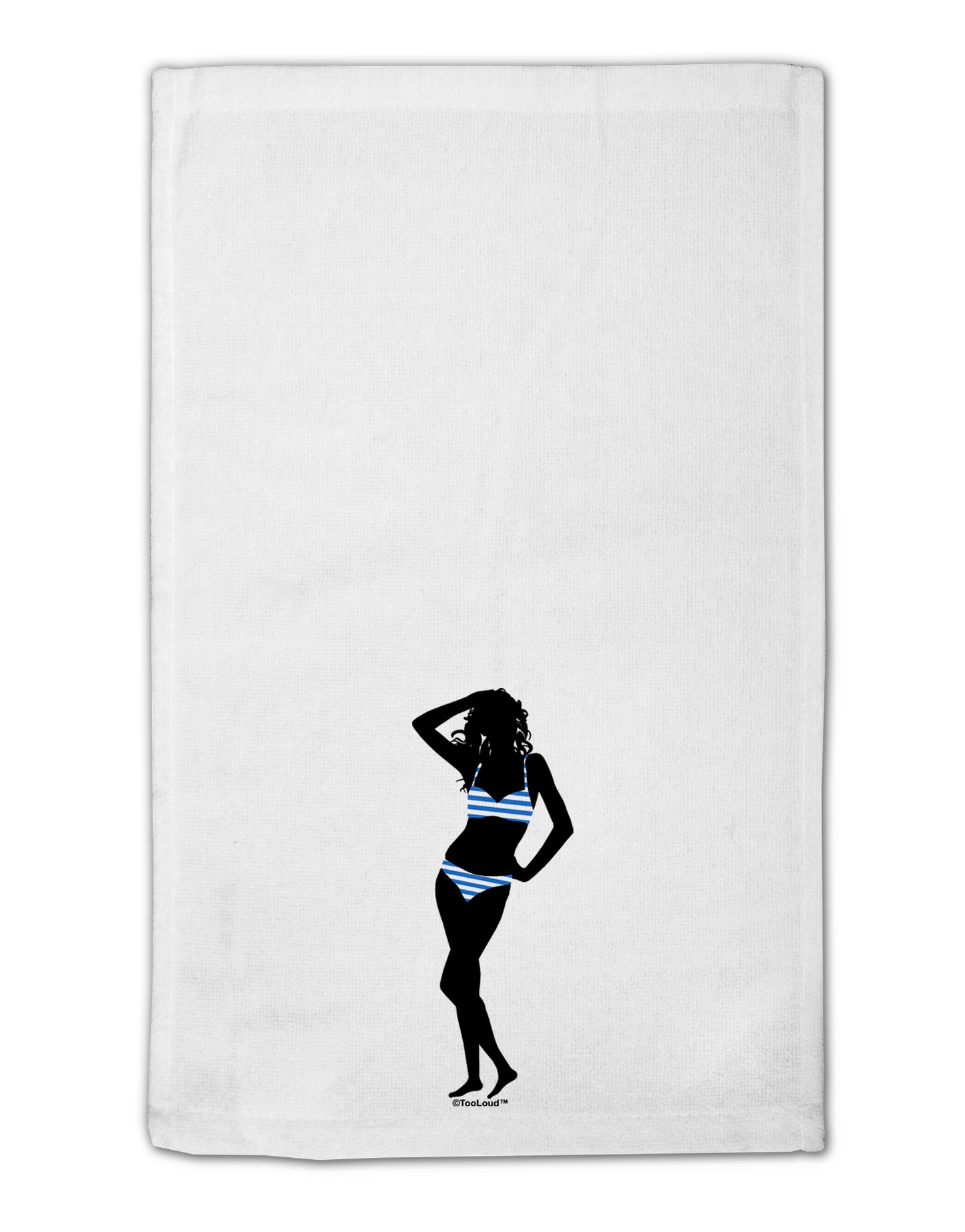 Stripes Bikini Shadow 11&#x22;x18&#x22; Dish Fingertip Towel by TooLoud-Fingertip Towel-TooLoud-White-Davson Sales