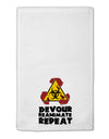 Devour Reanimate Repeat 11&#x22;x18&#x22; Dish Fingertip Towel by TooLoud-Fingertip Towel-TooLoud-White-Davson Sales