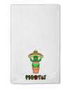 Fiesta Cactus Poncho Text 11&#x22;x18&#x22; Dish Fingertip Towel by TooLoud-Fingertip Towel-TooLoud-White-Davson Sales