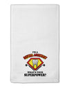 Dental Assistant - Superpower 11&#x22;x18&#x22; Dish Fingertip Towel-Fingertip Towel-TooLoud-White-Davson Sales