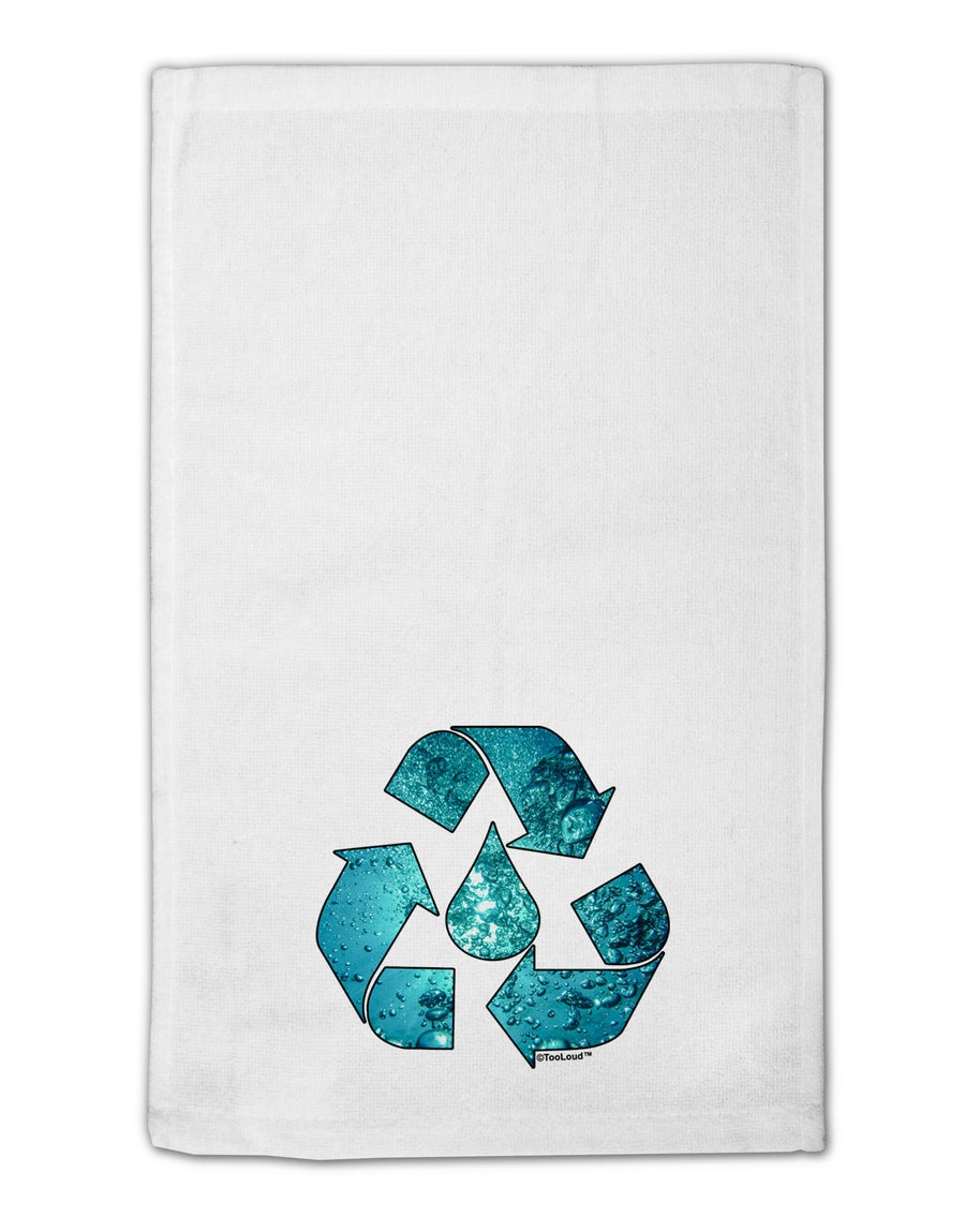 Water Conservation 11&#x22;x18&#x22; Dish Fingertip Towel by TooLoud-Fingertip Towel-TooLoud-White-Davson Sales