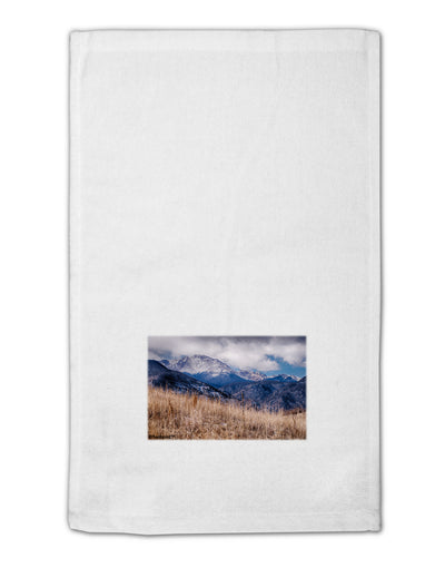 Pikes Peak CO Mountains 11&#x22;x18&#x22; Dish Fingertip Towel by TooLoud-Fingertip Towel-TooLoud-White-Davson Sales