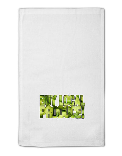 Buy Local - Jalapenos Text 11&#x22;x18&#x22; Dish Fingertip Towel-Fingertip Towel-TooLoud-White-Davson Sales