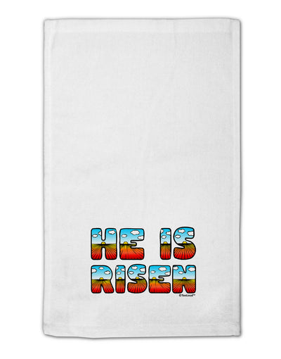 He Is Risen - Easter - Sunrise Letters 11&#x22;x18&#x22; Dish Fingertip Towel by TooLoud-Fingertip Towel-TooLoud-White-Davson Sales