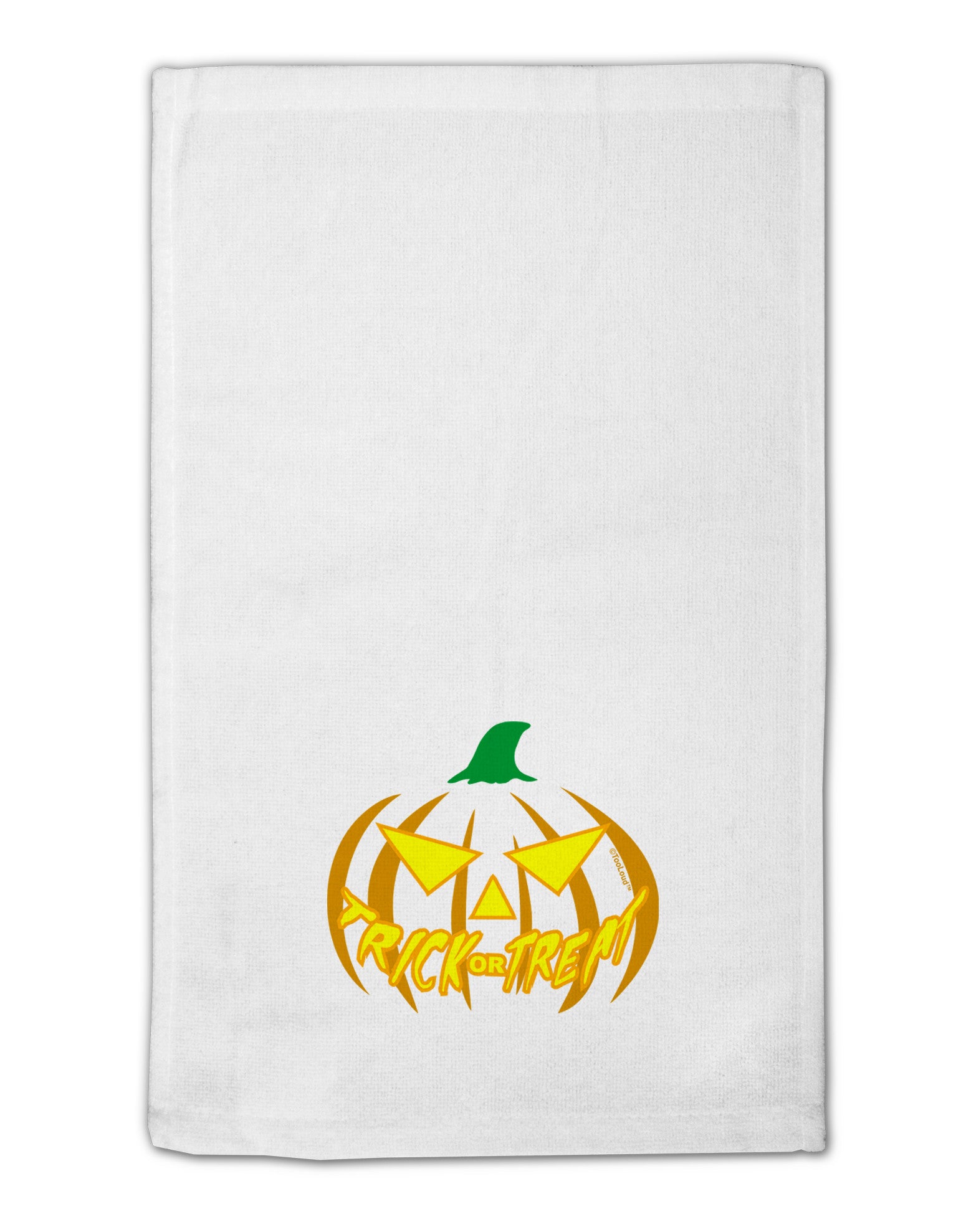 Trick or Treat Jack Yellow 11&#x22;x18&#x22; Dish Fingertip Towel-Fingertip Towel-TooLoud-White-Davson Sales