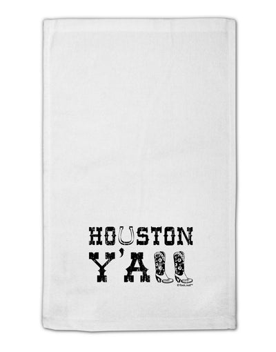 Houston Y'all - Boots - Texas Pride 11&#x22;x18&#x22; Dish Fingertip Towel by TooLoud-Fingertip Towel-TooLoud-White-Davson Sales