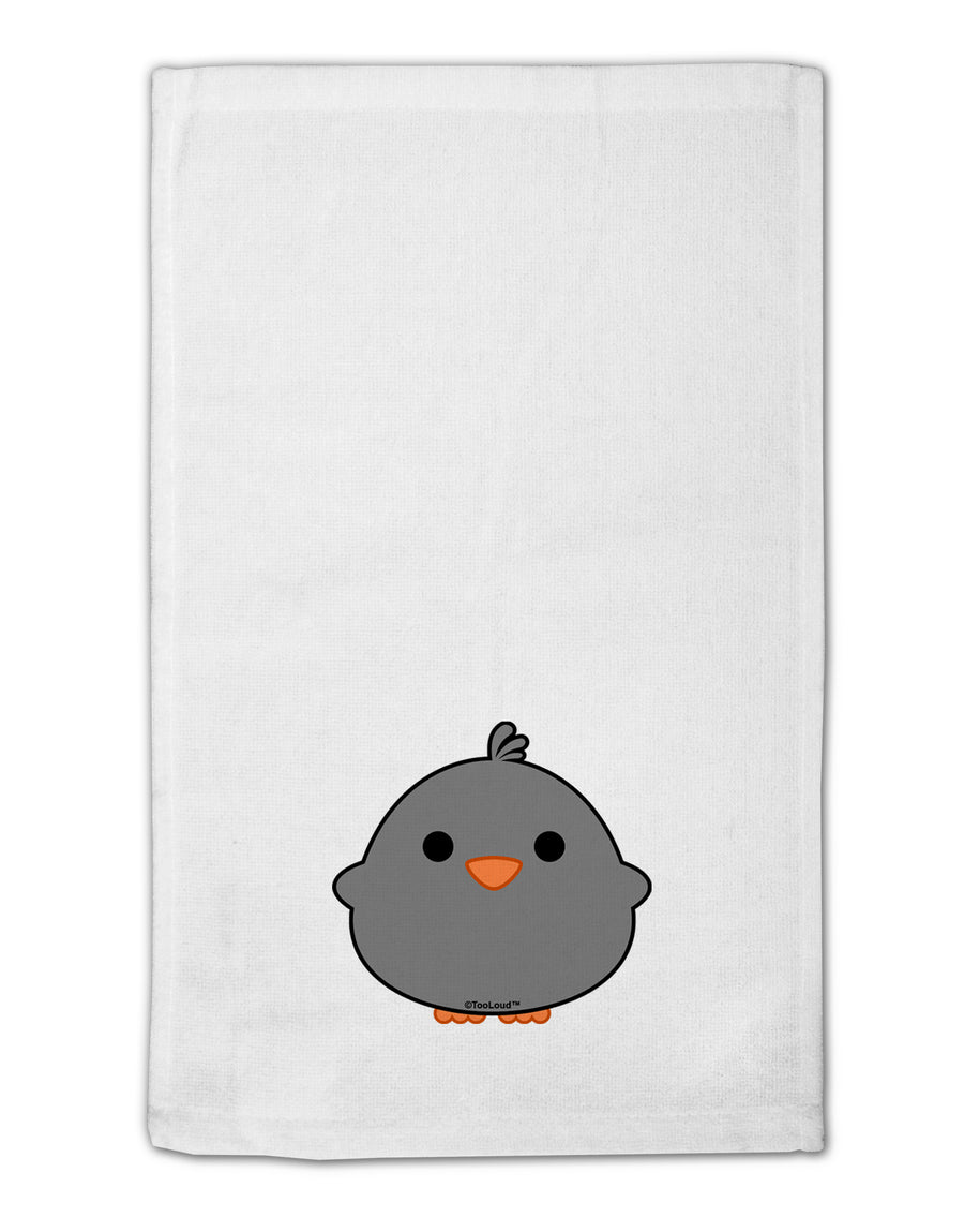 Cute Little Chick - Black 11&#x22;x18&#x22; Dish Fingertip Towel by TooLoud-Fingertip Towel-TooLoud-White-Davson Sales