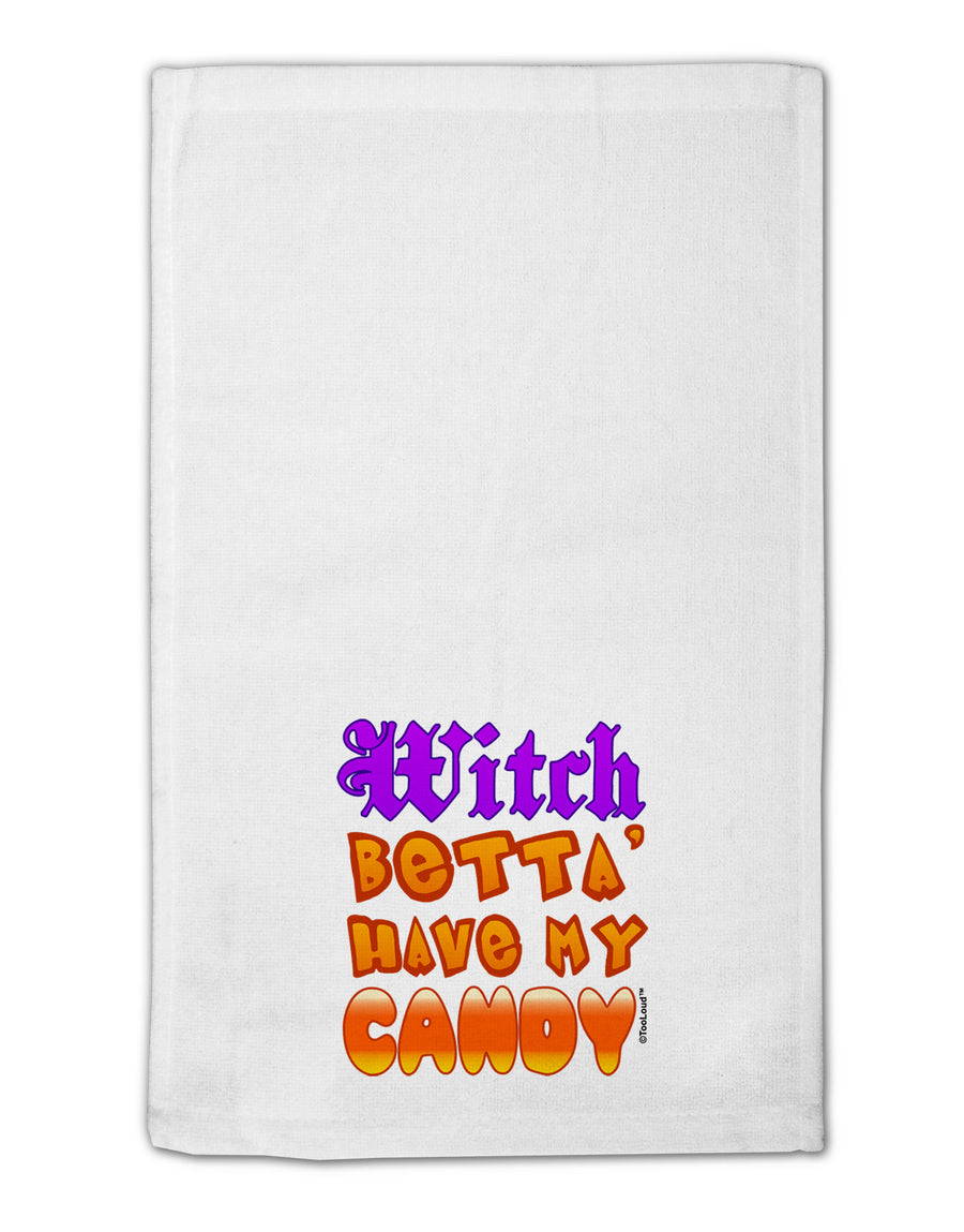 TooLoud Witch Betta Have My Candy Color 11&#x22;x18&#x22; Dish Fingertip Towel-Fingertip Towel-TooLoud-White-Davson Sales