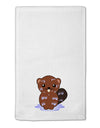 Cute Wet Beaver 11&#x22;x18&#x22; Dish Fingertip Towel-Fingertip Towel-TooLoud-White-Davson Sales