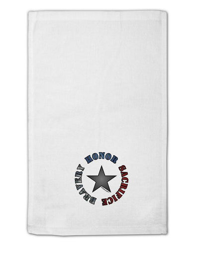 Honor Sacrifice Bravery 11&#x22;x18&#x22; Dish Fingertip Towel by TooLoud-Fingertip Towel-TooLoud-White-Davson Sales