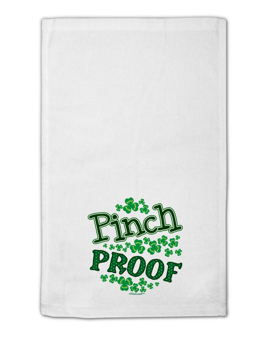 Pinch Proof St Patricks Day 11&#x22;x18&#x22; Dish Fingertip Towel-Fingertip Towel-TooLoud-White-Davson Sales