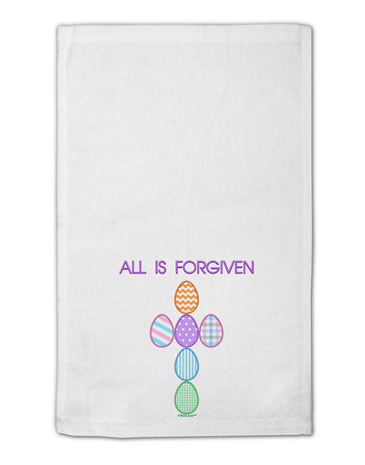 All is forgiven Cross Faux Applique 11&#x22;x18&#x22; Dish Fingertip Towel-Fingertip Towel-TooLoud-White-Davson Sales