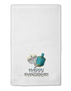 Blue & Silver Happy Hanukkah 11&#x22;x18&#x22; Dish Fingertip Towel-Fingertip Towel-TooLoud-White-Davson Sales