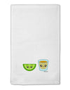 Cute Tequila Shot and Lime Wedge 11&#x22;x18&#x22; Dish Fingertip Towel by TooLoud-Fingertip Towel-TooLoud-White-Davson Sales