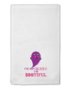 BOOtiful Ghost Purple 11&#x22;x18&#x22; Dish Fingertip Towel-Fingertip Towel-TooLoud-White-Davson Sales