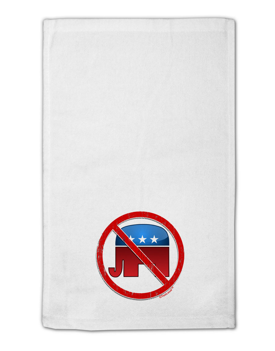 Distressed No Republicans Sign 11&#x22;x18&#x22; Dish Fingertip Towel-Fingertip Towel-TooLoud-White-Davson Sales