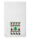 Tree with Gifts Ugly Christmas Sweater 11&#x22;x18&#x22; Dish Fingertip Towel-Fingertip Towel-TooLoud-White-Davson Sales