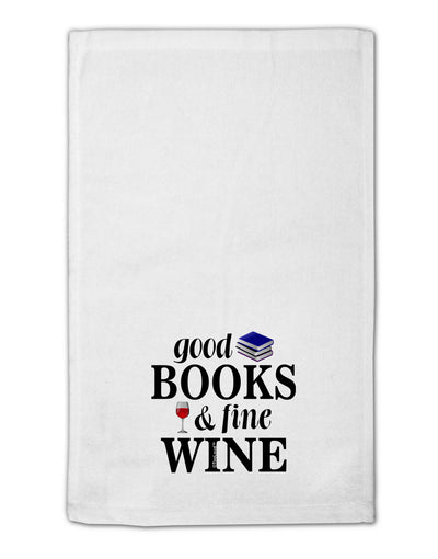 Good Books and Fine Wine 11&#x22;x18&#x22; Dish Fingertip Towel-Fingertip Towel-TooLoud-White-Davson Sales