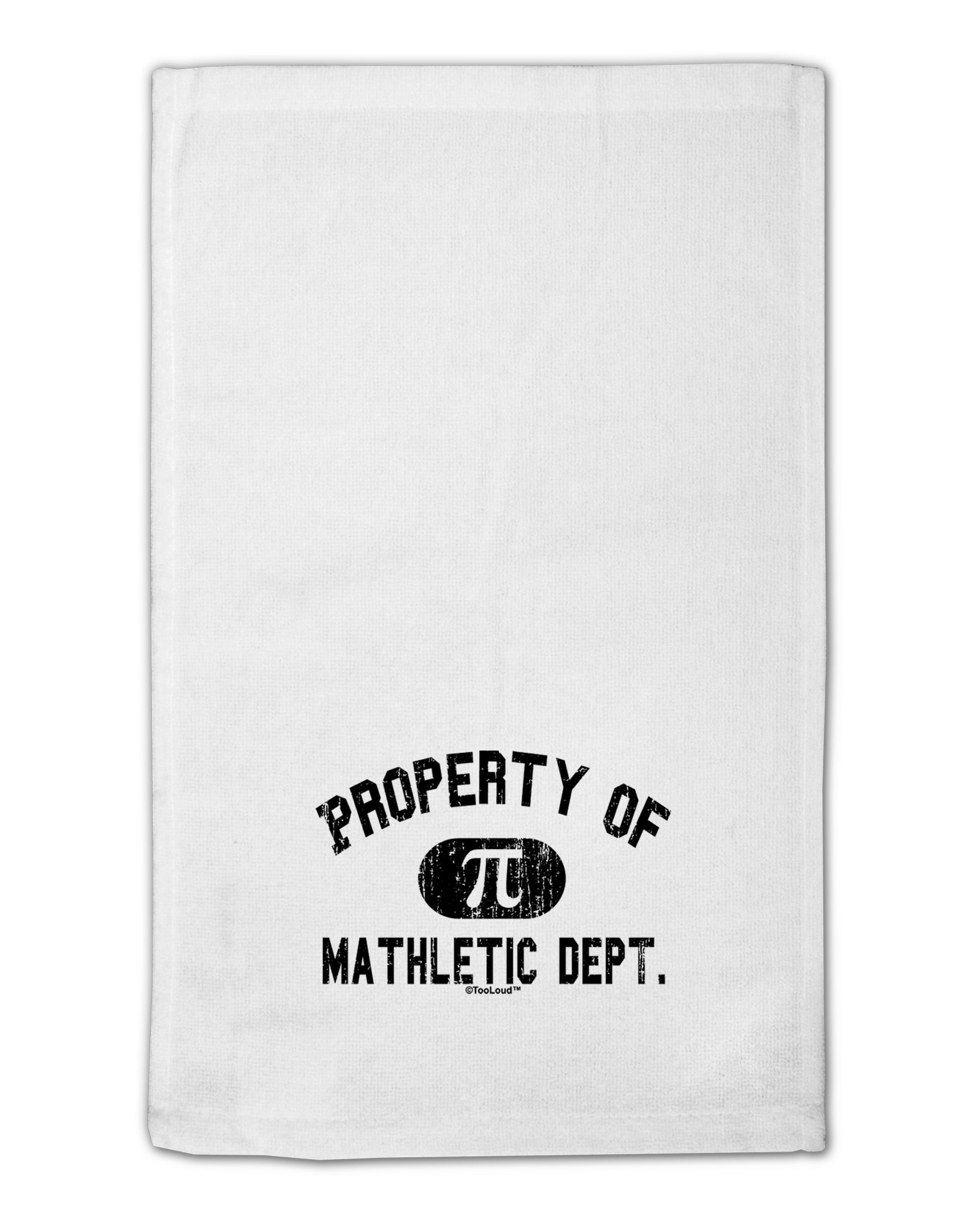 Mathletic Department Distressed 11&#x22;x18&#x22; Dish Fingertip Towel by TooLoud-Fingertip Towel-TooLoud-White-Davson Sales