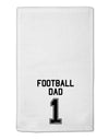 Football Dad Jersey 11&#x22;x18&#x22; Dish Fingertip Towel by TooLoud-Fingertip Towel-TooLoud-White-Davson Sales