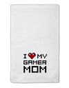 I Heart My Gamer Mom 11&#x22;x18&#x22; Dish Fingertip Towel by TooLoud-Fingertip Towel-TooLoud-White-Davson Sales