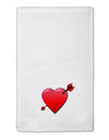 Shot Through the Heart Cute 11&#x22;x18&#x22; Dish Fingertip Towel by TooLoud-Fingertip Towel-TooLoud-White-Davson Sales