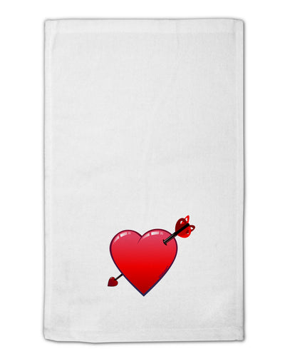 Shot Through the Heart Cute 11&#x22;x18&#x22; Dish Fingertip Towel by TooLoud-Fingertip Towel-TooLoud-White-Davson Sales