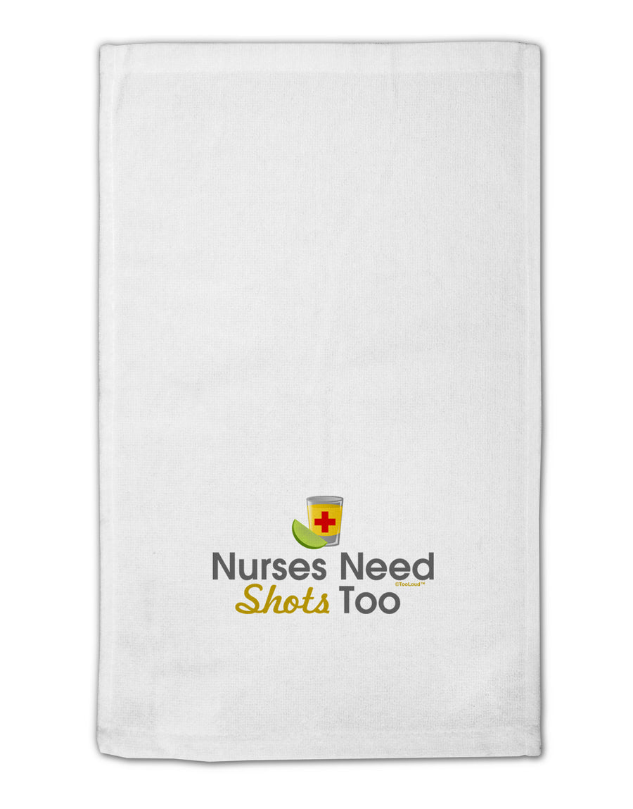Nurses Need Shots Too 11&#x22;x18&#x22; Dish Fingertip Towel-Fingertip Towel-TooLoud-White-Davson Sales