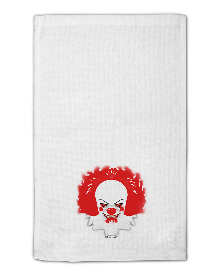 Extra Scary Clown Watercolor 11&#x22;x18&#x22; Dish Fingertip Towel-Fingertip Towel-TooLoud-White-Davson Sales
