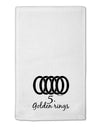 Five Golden Rings Text 11&#x22;x18&#x22; Dish Fingertip Towel-Fingertip Towel-TooLoud-White-Davson Sales