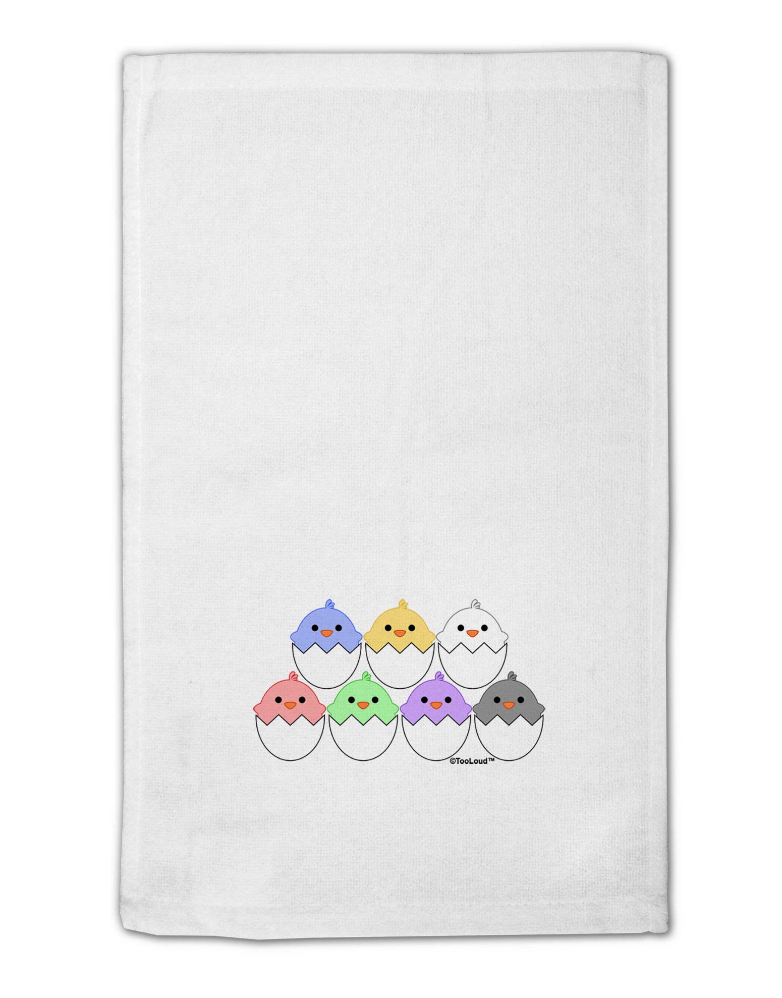 Cute Hatching Chicks Group 11&#x22;x18&#x22; Dish Fingertip Towel by TooLoud-Fingertip Towel-TooLoud-White-Davson Sales