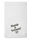 Thank A Veteran 11&#x22;x18&#x22; Dish Fingertip Towel-Fingertip Towel-TooLoud-White-Davson Sales