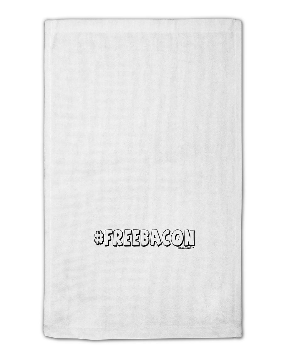 Hashtag Free Bacon Decorative 11&#x22;x18&#x22; Dish Fingertip Towel-Fingertip Towel-TooLoud-White-Davson Sales