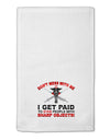 Nurse - Don't Mess With Me 11&#x22;x18&#x22; Dish Fingertip Towel-Fingertip Towel-TooLoud-White-Davson Sales