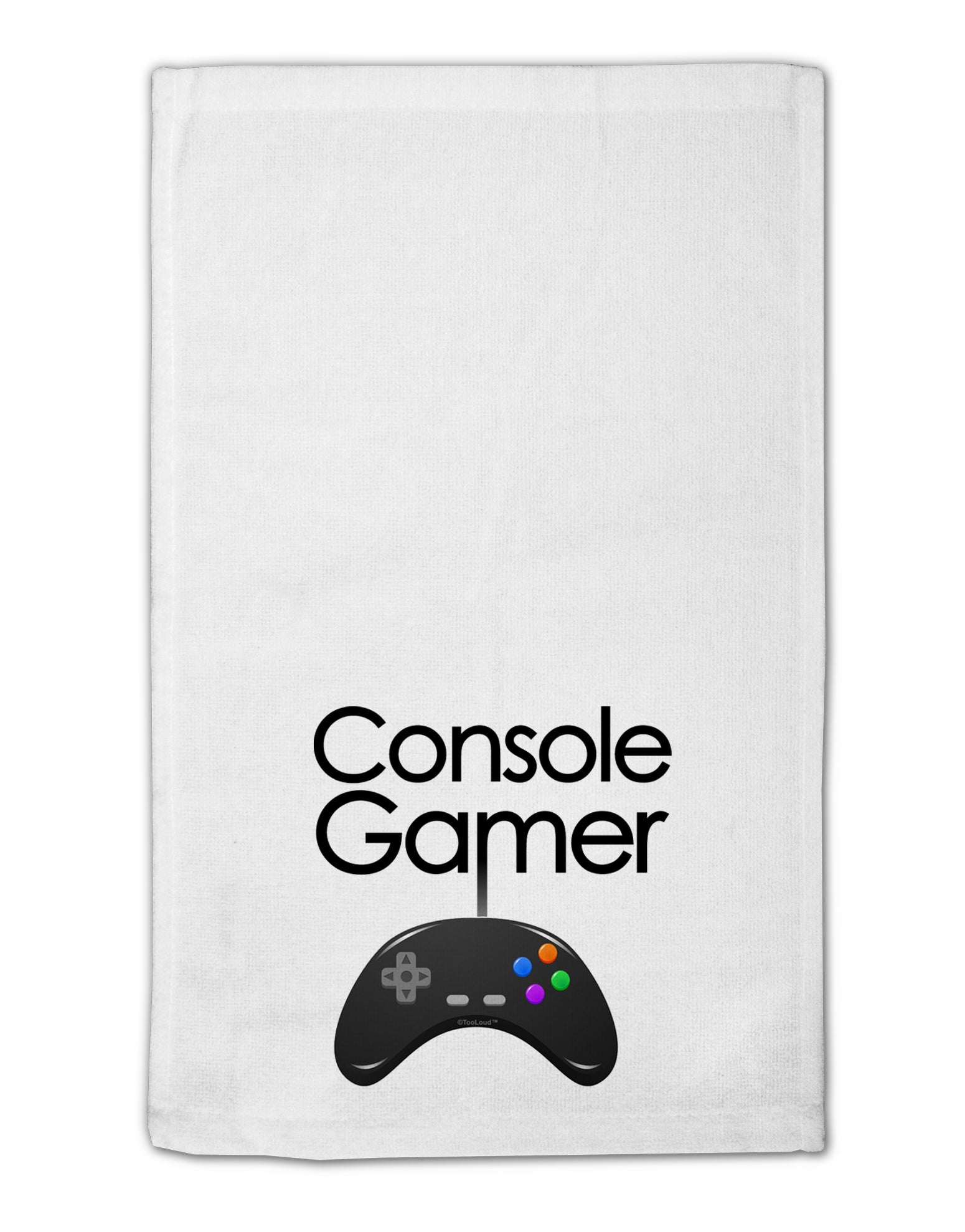 Console Gamer 11&#x22;x18&#x22; Dish Fingertip Towel by TooLoud-Fingertip Towel-TooLoud-White-Davson Sales