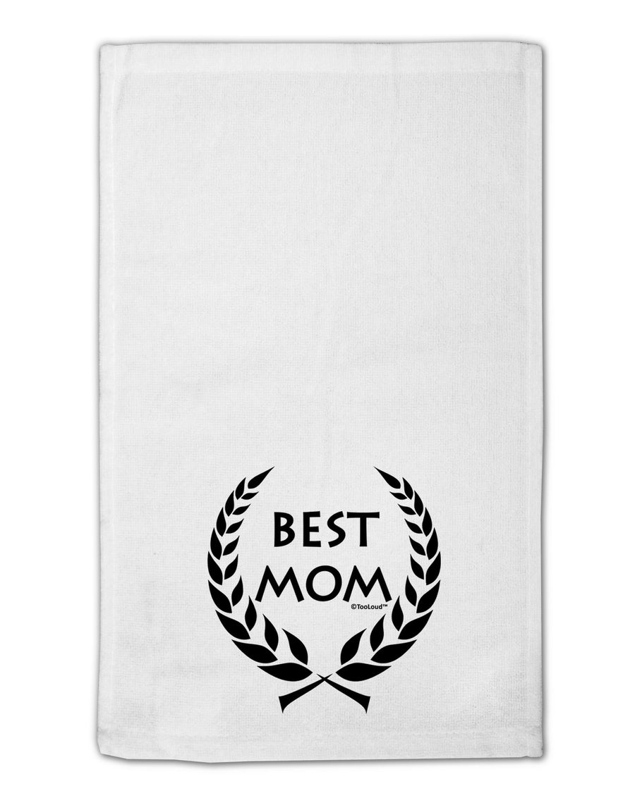 Best Mom - Wreath Design 11&#x22;x18&#x22; Dish Fingertip Towel by TooLoud-Fingertip Towel-TooLoud-White-Davson Sales