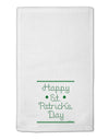 Happy St Patricks Day Clovers 11&#x22;x18&#x22; Dish Fingertip Towel-Fingertip Towel-TooLoud-White-Davson Sales