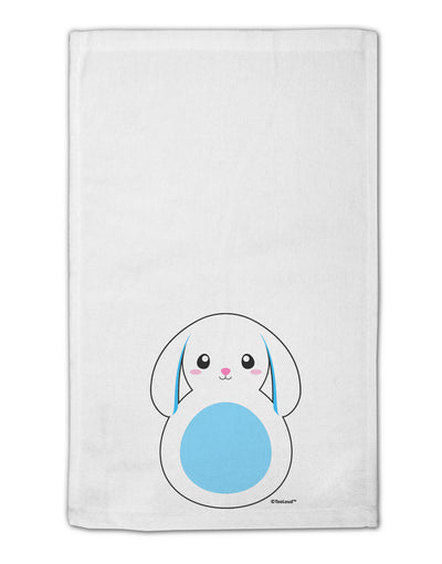 Cute Bunny with Floppy Ears - Blue 11&#x22;x18&#x22; Dish Fingertip Towel by TooLoud-Fingertip Towel-TooLoud-White-Davson Sales