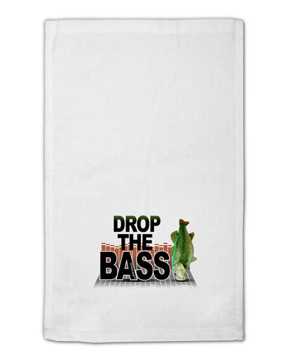 Drop The Bass Fish 11&#x22;x18&#x22; Dish Fingertip Towel-Fingertip Towel-TooLoud-White-Davson Sales