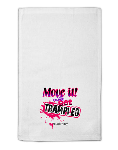 Move It Or Get Trampled 11&#x22;x18&#x22; Dish Fingertip Towel-Fingertip Towel-TooLoud-White-Davson Sales